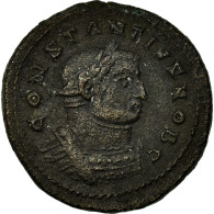 Monnaie, Constance I, Follis, 303, Londres, TTB, Cuivre, RIC:37a - La Tétrarchie (284 à 307)