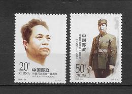 LOTE 1799  ///  (C040)  CHINA   YVERT: 3433/3434**MNH - GENERAL YE TING - Nuovi