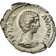 Monnaie, Julia Domna, Denier, 206, Rome, TTB+, Argent, RIC:551 - The Severans (193 AD To 235 AD)