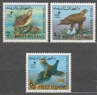 Afghanistan Birds 1970 Mi#1082-1084 Mint Never Hinged - Afghanistan