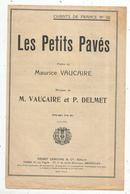 Partition Musicale Ancienne, LES PETITS PAVES , Poésie De Maurice VAUCAIRE ,  Frais Fr : 1.55e - Spartiti