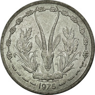 Monnaie, West African States, Franc, 1975, Paris, TB+, Aluminium, KM:3.1 - Côte-d'Ivoire