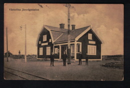 DE1822 - SWEDEN - VÄSTERLÖSA - JÄRNVÄGSSTATIO - RAILWAYSTATION - Suède