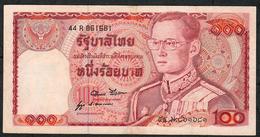 THAILAND P89c 100 BAHT 1978  #44R Signature 52    XF   NO P.h. - Thaïlande