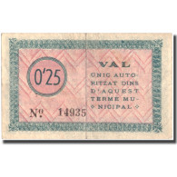 Billet, Espagne, 25 Centimos, GIRONELLA, 1937, 1937, TTB - Sonstige & Ohne Zuordnung