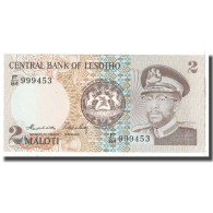 Billet, Lesotho, 2 Maloti, 1984, KM:4b, NEUF - Lesotho