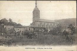 Chevillon   L' Eglise Vue Du Fey - Chevillon