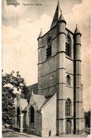 Belgique. Saintes. Façade De L'église. Coin Bas Droit Abimé - Tubize