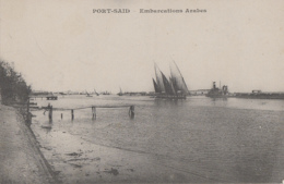 Egypte - Port-Saïd - Embarcations Arabes - Edition Précurseur Messageries Maritimes - Port Said