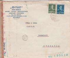 Roumanie Lettre Censurée Pour L'Allemagne 1942 - Postmark Collection