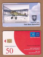 AC - TURK TELECOM PHONECARDS -  DE - HAVILLAND DH - 9  1921 24 4 CREDITS: 50 DATE: 2005 - Avions