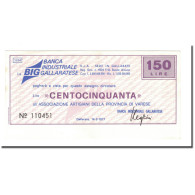 Billet, Italie, 150 Lire, 1977, 1977-03-14, SUP - [10] Chèques
