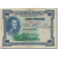 Billet, Espagne, 100 Pesetas, 1925, 1925-07-01, KM:69a, B+ - 100 Pesetas