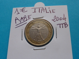 RARE ***  1 EURO ITALIE 2004 Ttb ( 2 Photos ) - Italia
