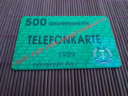 Card From DDR Specimen Germany Democratic Republic  2 Scans Rare - Sonstige & Ohne Zuordnung
