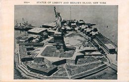 Cpa Statue Of Liberty And Bedloe's Island, NEW YORK - Estatua De La Libertad