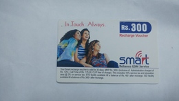 India-smart Card-(40n)-(rs.300)-(siliguri)-(1.1.2006)-(look Out Side)-used Card+1 Card Prepiad Free - Indien