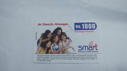 India-smart Card-(40r)-(rs.1000)-(siliguri)-(1.1.2006)-(look Out Side)-used Card+1 Card Prepiad Free - Inde