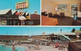 Porltand Oregon, Flamingo Motel And Restaurant, Room Interior View, Auto C1960s Vintage Postcard - Portland