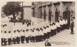 Portland Oregon, Choir Girls Precession Episcopal General Convention, C1920s Vintage Real Photo Postcard - Portland