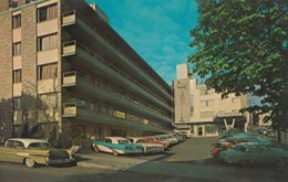 Portland Oregon, Corsun Arms Motor Hotel, Autos, 1950s/60s Vintage Postcard - Portland