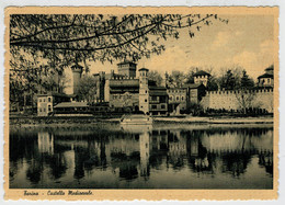 TORINO    CASTELLO    MEDIOEVALE        (VIAGGIATA) - Parcs & Jardins