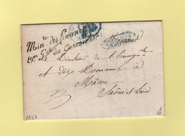 Franchise - Minsitere Des Finances Direction Generale Des Domaines - 1837 - Macon Saone Et Loire - 1801-1848: Vorläufer XIX