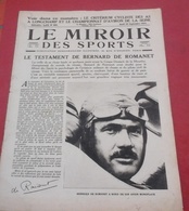 Miroir Des Sports N°65 29 Septembre 1921 Décès Bernard De Romanet,Coupe Aviation Meurthe Lecointe Lane Brak Papa - Sport