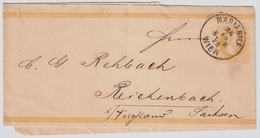 2 Kr. Streifband 1877, ANK € 60.-   Klar Gest. , # A1643 - Wikkels Voor Dagbladen