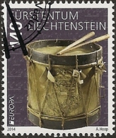 Liechtenstein 2013 - Europa - Les Instruments De Musiques Nationaux : Le Tambour - Usati
