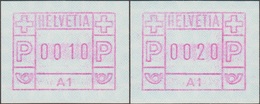 Suisse 1976 Y&T Distr. 1A, Zurich. 2 Timbres Neufs, 10 Et 20 C. Michel 34 € - Sellos De Distribuidores