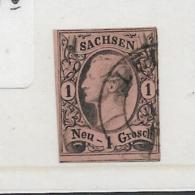 D-Sac045 / Sachsen , Mi.Nr. 9b, Ortsstempel - Sachsen