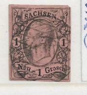 D-Sac049/ Sachsen , Mi.Nr. 9C, Stempel  190, Laubegast (+ 75,00) - Sachsen