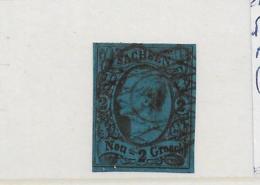 D-Sac062/ Sachsen - Mi.Nr.  10c,  Stempel 31, Auerbach, (+ 3,00) - Sachsen