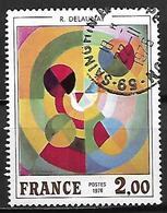 FRANCE   -   1976.    Y&T N° 1869 Oblitéré.   Peinture De DELAUNAY - Gebraucht