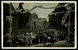 Ref 1250 - 1911 Real Photo Postcard - Coronation Procession Outside George Hotel Solihull Warwickshire - Sonstige & Ohne Zuordnung