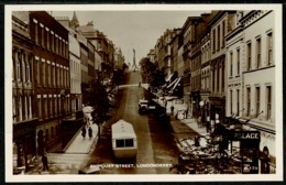 Ref 1250 - Real Photo Postcard - Shipquay Street - Londonderry Ireland - Londonderry