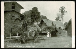 Ref 1250 - 1903 Postcard - Mkuzi Station With Rev. Petro Limo - KwaZulu-Natal South Africa - Afrique Du Sud