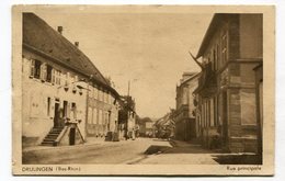 CPA  67 : DRULINGEN Rue Principale   VOIR  DESCRIPTIF §§§ - Drulingen