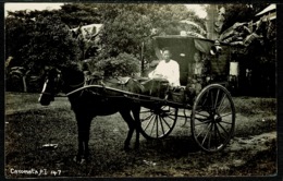 Ref 1251 - Early Real Photo PC Horse & Carriage Cayomata Philippine Islands Philippines - Filippine