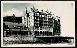Ref 1252 - Real Photo Raphael Tuck Postcard - Grand Hotel & Pavilion Llandudno Wales - Caernarvonshire
