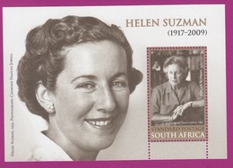 South Africa RSA - 2017 - Helen Suzman Mini Sheet - Unused Stamps