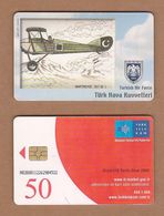 AC - TURK TELECOM PHONECARDS -  MARTINSYDE 1917 - 18 1 CREDITS: 50 DATE : 2005 - Avions