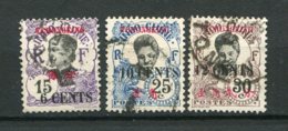 10396  TCH'ONG-K'ING  N° 87, 89/90° Timbres De 1919 Avec Surcharge En Centimes  1919  TB - Gebruikt