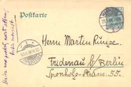 Wannsee>Friedenau 1908 AKS - Cartes Postales