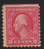 1917 US, 2c Stamp, MNG, George Washington, Sc 499 - Gebruikt