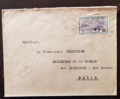 FRANCE Yvert N° 166 Orphelins Seul Sur Lettre Besançon Chaprais 30/06/1924 Pour Paris. - 1921-1960: Periodo Moderno