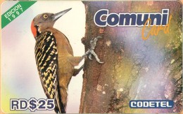 Dominicana - DMC014, El Carpintero, Edition 1997, Birds, 25 $, 1997, Used - Dominicana