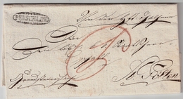 1822, Perschling " Sehr Klarer Zier-Oval!  , # A1628 - ...-1850 Prefilatelia