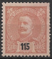 Portugal – 1898 King Carlos 115 Réis - Unused Stamps